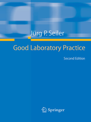 cover image of Good Laboratory Practice